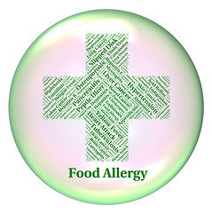 Image showing Food Allergy Indicates Hay Fever And Ailments