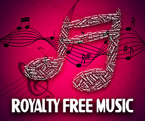 Image showing Royalty Free Music Shows Sound Tracks And Rf