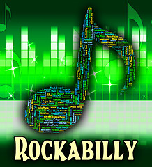 Image showing Rockabilly Music Shows Sound Track And Acoustic