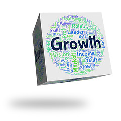 Image showing Growth Word Shows Improve Words And Improvement