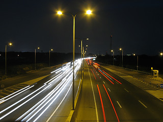 Image showing Night traffic