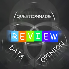 Image showing Questionnaire of Reviewed Data and Opinion Displays Feedback