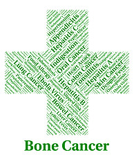 Image showing Bone Cancer Represents Poor Health And Afflictions