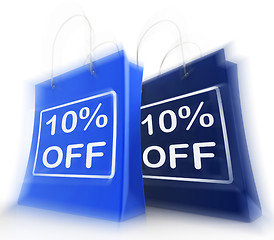 Image showing Ten Percent Off On Bags Shows 10 Bargains