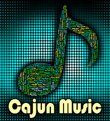 Image showing Cajun Music Indicates French Canadian And Audio