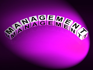 Image showing Management Letters Mean Running Of Business And Executives