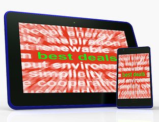 Image showing Best Deals Tablet Mean Low Prices Or Amazing Offers