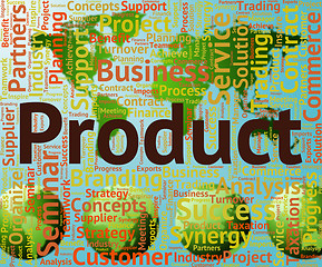Image showing Product Word Shows Products Stock And Store