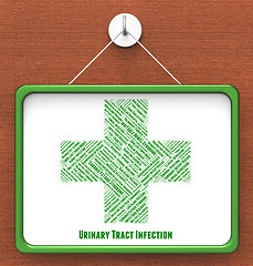 Image showing Urinary Tract Infection Indicates Poor Health And Uti