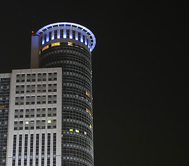 Image showing Corporate building at night