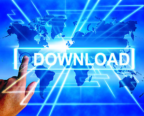 Image showing Download Map Displays Downloads Downloading and Information Tran