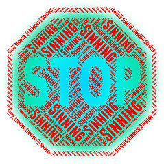 Image showing Stop Sinning Indicates Prohibited Restriction And Immorality