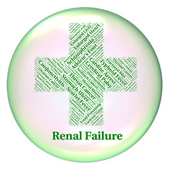 Image showing Renal Failure Shows Lack Of Success And Complaint