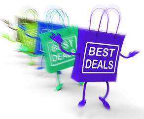 Image showing Best Deals On Colored Bags Show Bargains