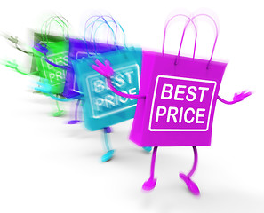 Image showing Best Price Shopping Bags Show Deals on Merchandise and Products