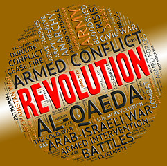 Image showing Revolution Word Represents Regime Change And Defiance