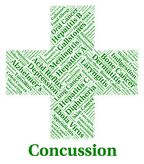 Image showing Concussion Illness Means Lose Consciousness And Affliction