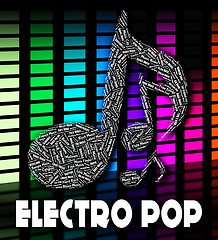 Image showing Electro Pop Represents Sound Tracks And Funk