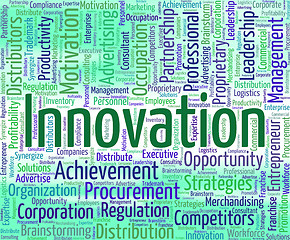 Image showing Innovation Word Represents Innovating Text And Modernization