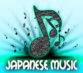Image showing Japanese Music Indicates Sound Track And Harmonies