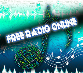 Image showing Free Radio Online Represents With Our Compliments And Compliment