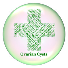 Image showing Ovarian Cysts Indicates Poor Health And Affliction