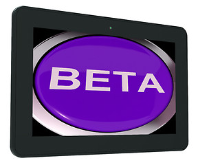 Image showing Beta Switch Shows Development Or Demo Version