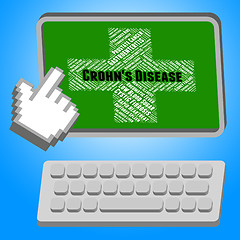 Image showing Crohn\'s Disease Means Ill Health And Ileitis