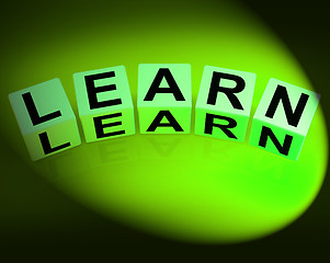 Image showing Learn Dice Show Education Studying and Learning