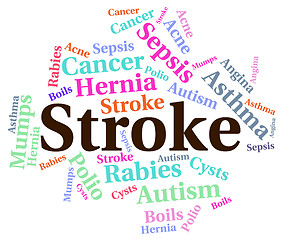 Image showing Stroke Illness Represents Transient Ischemic Attack And Disabili