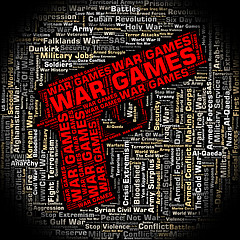 Image showing War Games Shows Play Time And Bloodshed