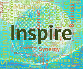 Image showing Inspire Word Indicates Spur On And Encourage