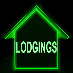 Image showing Lodgings Home Means Rooms Accommodation Or Vacancies