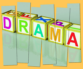 Image showing Drama Word Show Roleplay Theatre Or Production