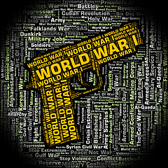 Image showing World War I Indicates Warfare Wwi And Word