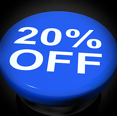 Image showing Twenty Percent Switch Shows Sale Discount Or 20 Off