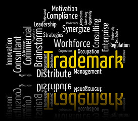 Image showing Trademark Word Shows Brand Name And Insignia