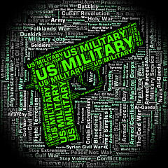 Image showing Us Military Means The United States And Americas