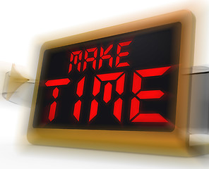 Image showing Make Time Digital Clock Means Fit In What Matters