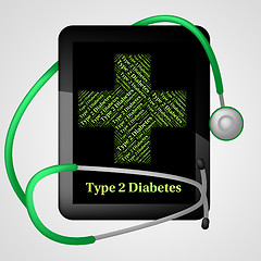 Image showing Two Illness Indicates Adult Onset Diabetes And Advertisement