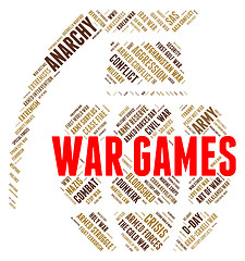 Image showing War Games Shows Entertainment Playing And Bloodshed