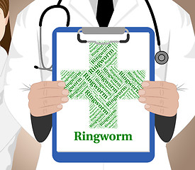 Image showing Ringworm Word Means Poor Health And Afflictions