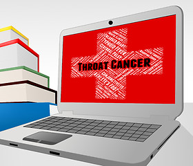 Image showing Throat Cancer Indicates Ill Health And Complaint