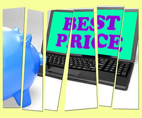 Image showing Best Price Piggy Bank Shows Internet Sale And Deals