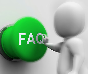 Image showing FAQ Pressed Shows Website Questions And Assistance