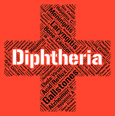 Image showing Diphtheria Word Means Corynebacterium Diphtheriae And Affliction