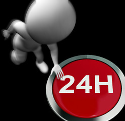 Image showing Twenty Four Hours Pressed Shows Open 24H