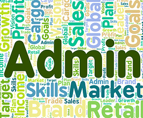 Image showing Admin Word Means Government Handling And Governing