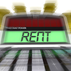 Image showing Rent Calculated Means Payments To Landlord Or Property Manager