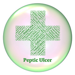 Image showing Peptic Ulcer Means Canker Sore And Pud